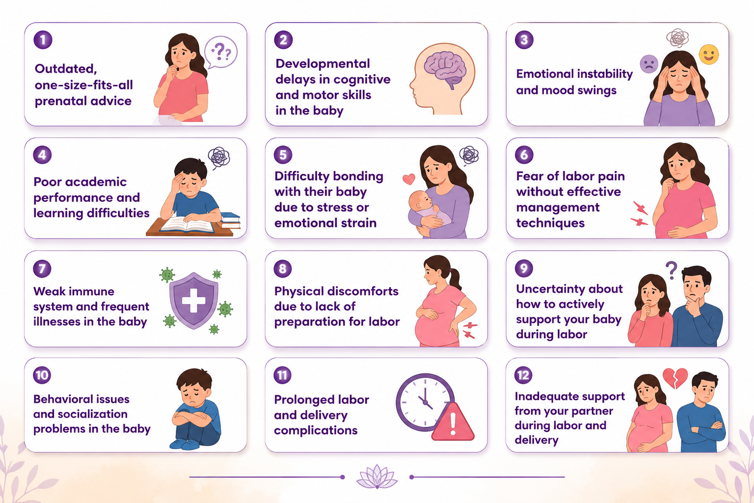 12 common pregnancy challenges